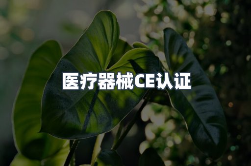 医疗器械CE认证